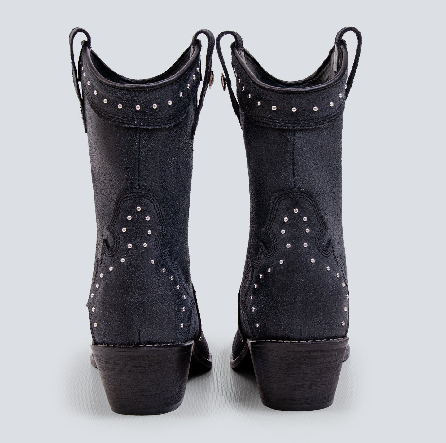 Botin texano negro