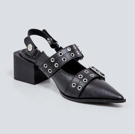 Zapato en cuero para mujer Zoe negro
