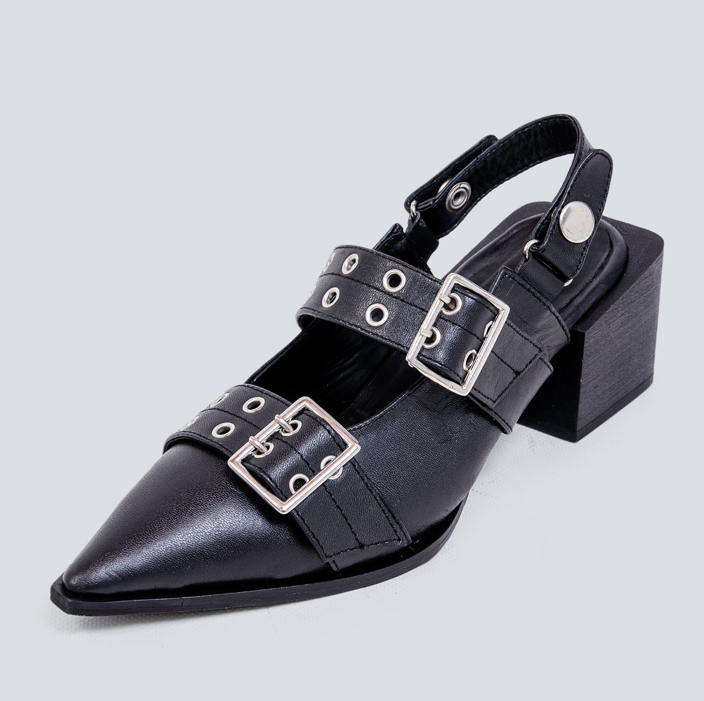 Zapato en cuero para mujer Zoe negro