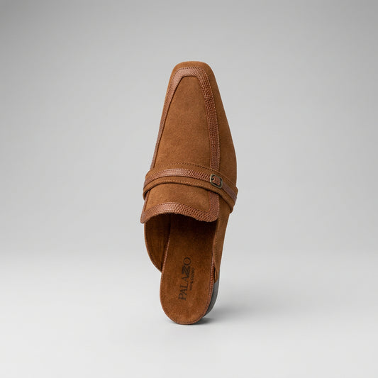 Mocasines de cuero cafe