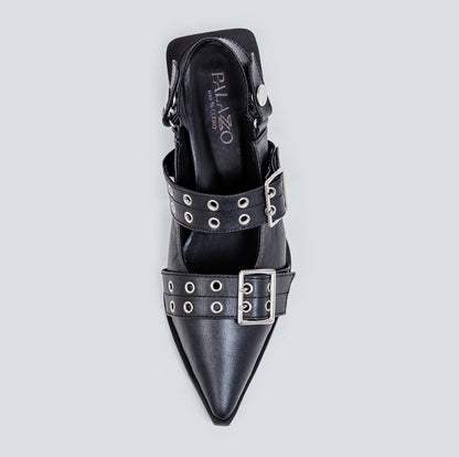Zapato en cuero para mujer Zoe negro