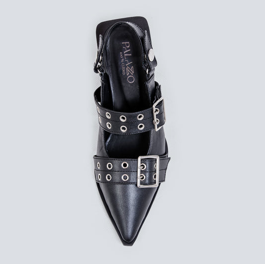 Zapato en cuero para mujer Zoe negro