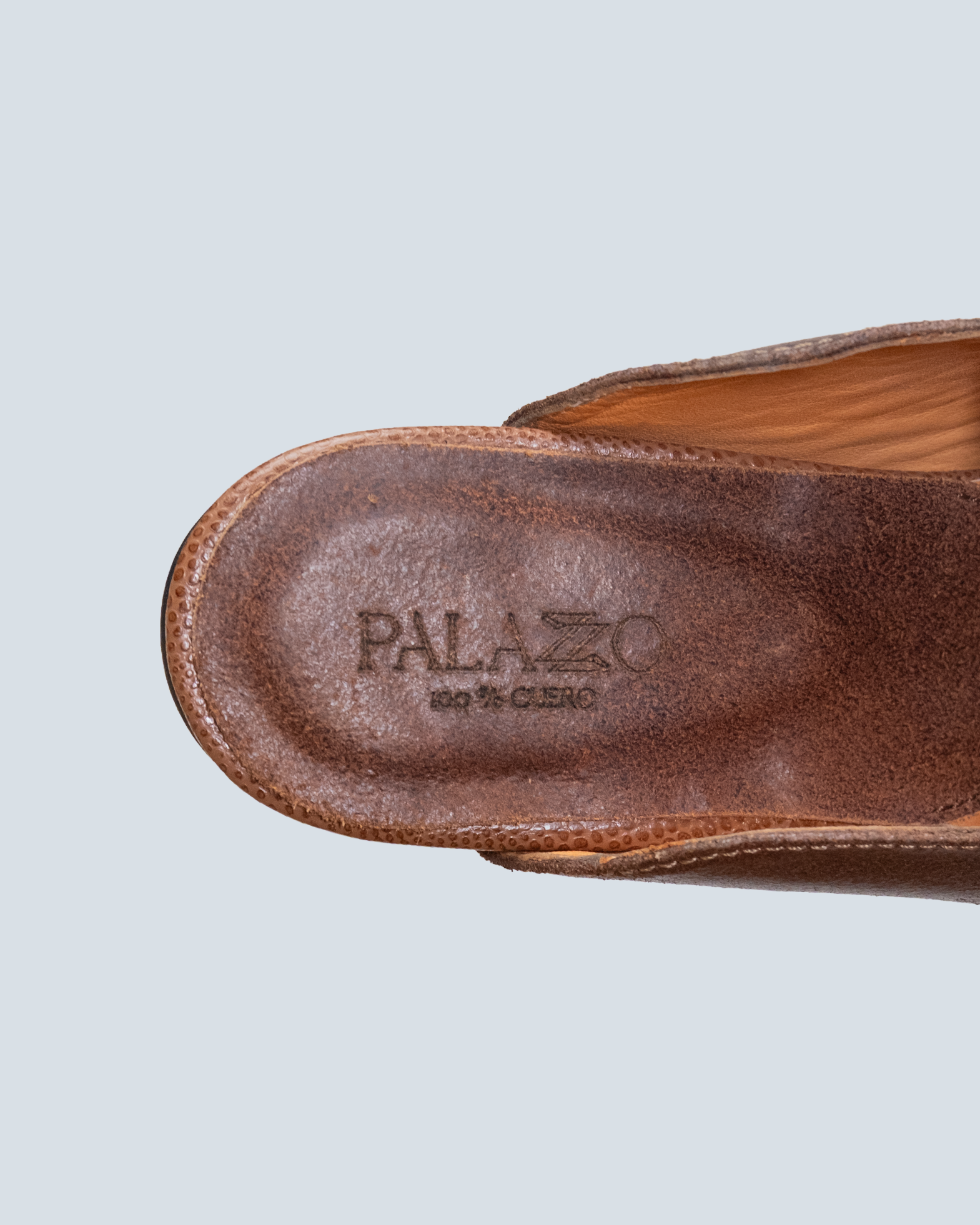Mocasines de cuero cafe