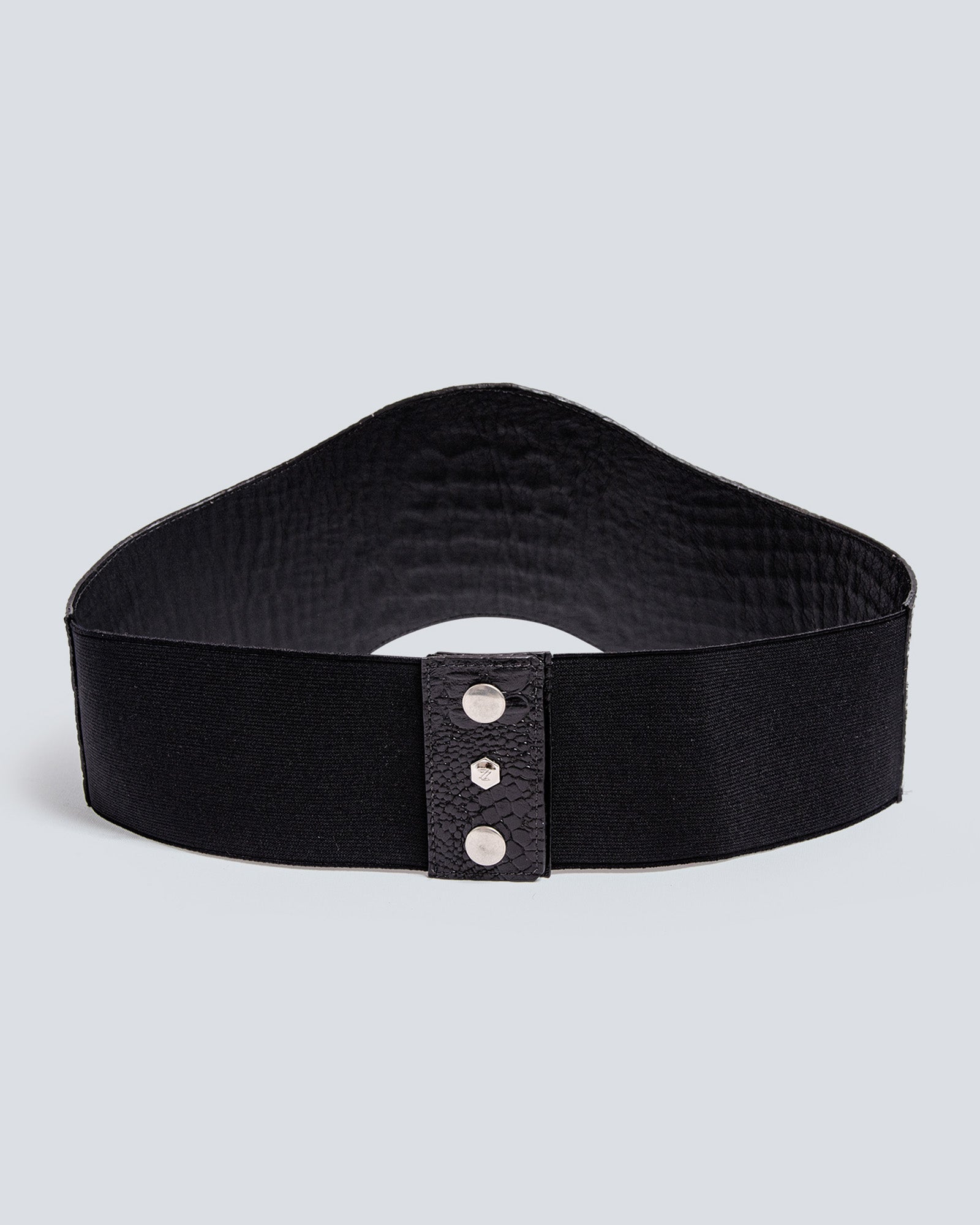 Cinturón en cuero para mujer Boho estrellas plata