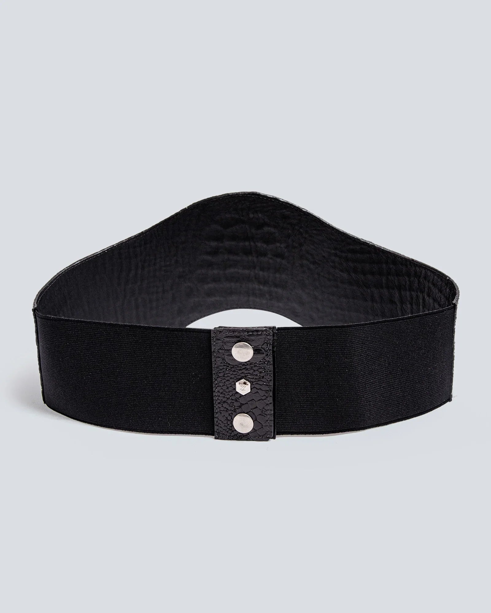 Cinturón en cuero para mujer Boho negro