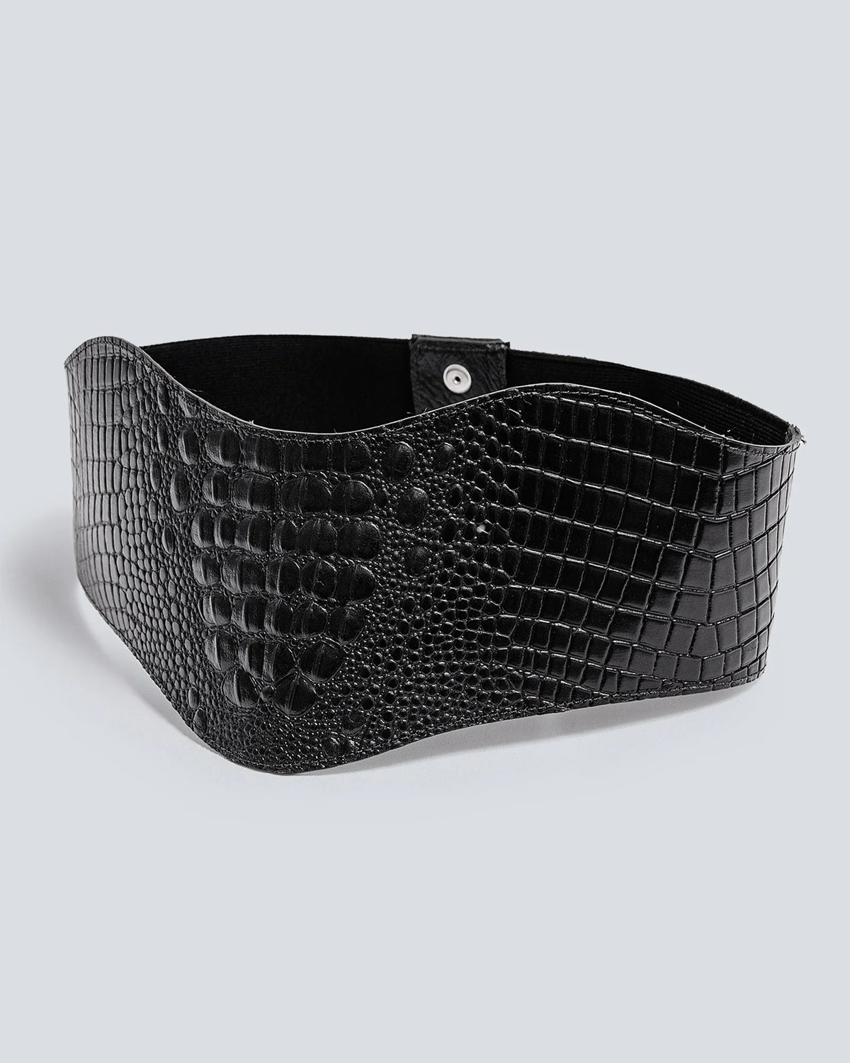 Cinturón en cuero para mujer Boho negro