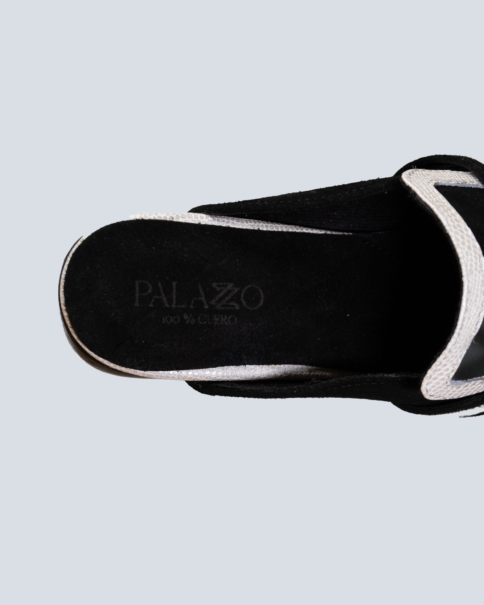 Mocasines negro-blanco
