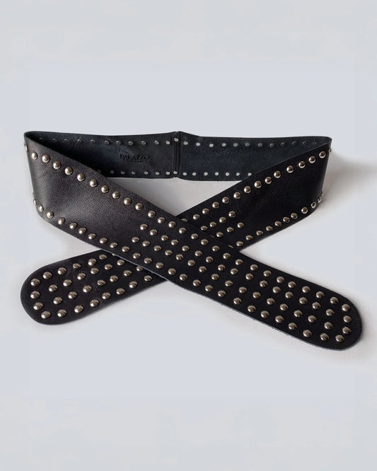 Cinturón en cuero para mujer Verona Plata