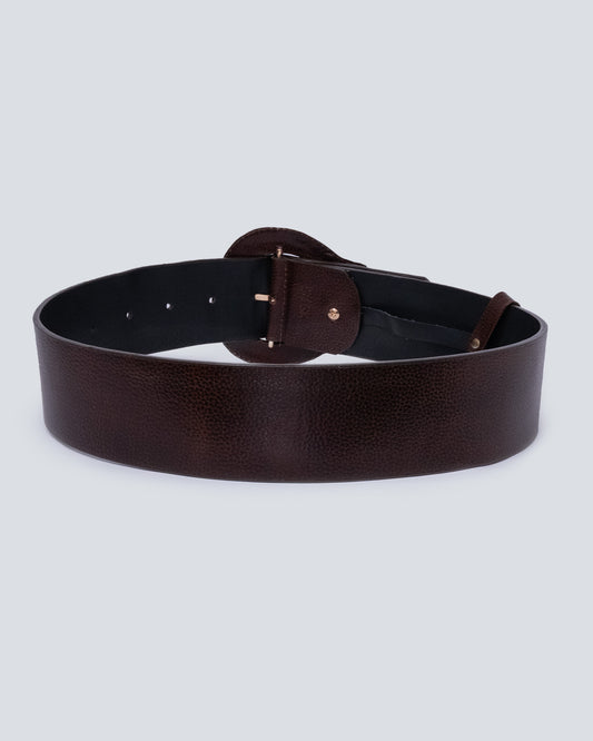 Cinturón en cuero para mujer Lazio cafe