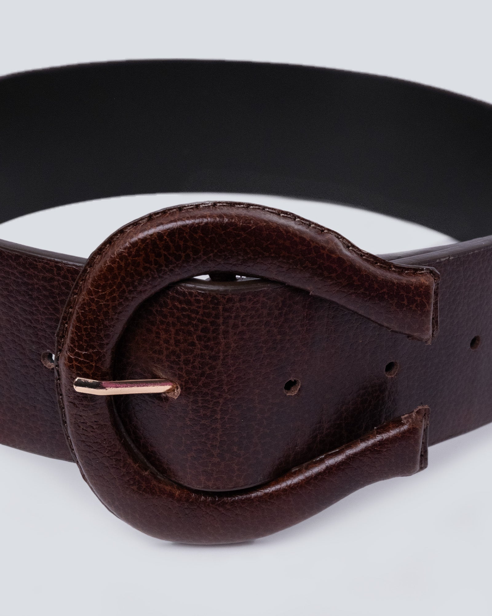 Cinturón en cuero para mujer Lazio cafe