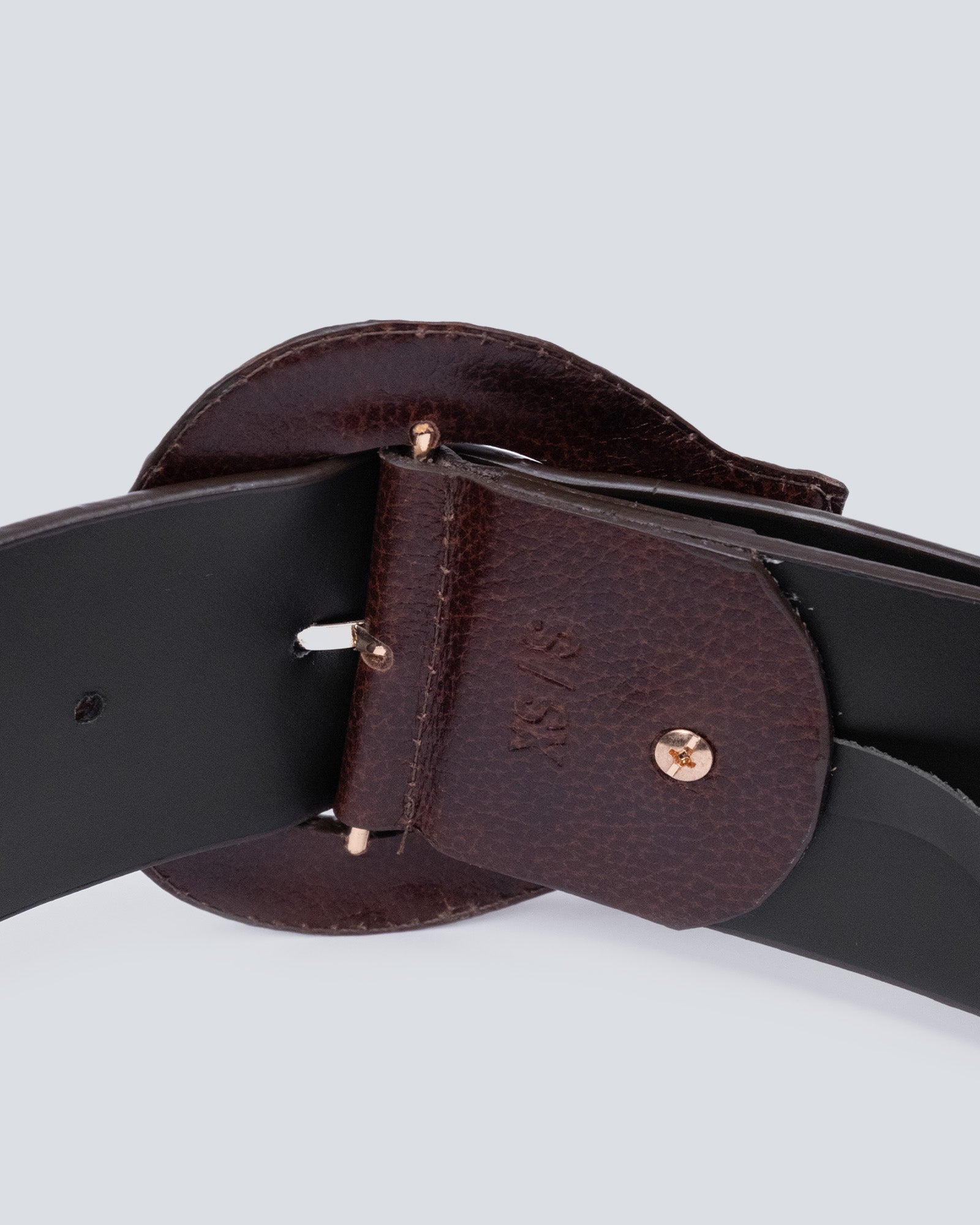 Cinturón en cuero para mujer Lazio cafe