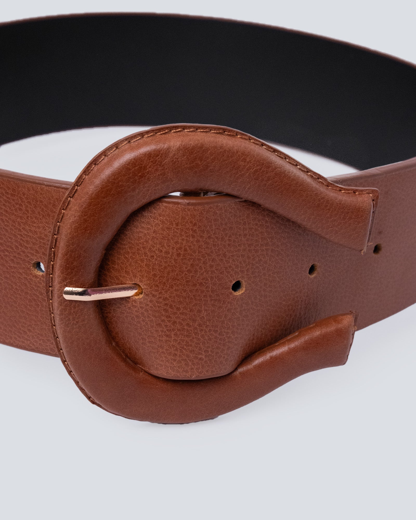 Cinturón en cuero para mujer Lazio miel