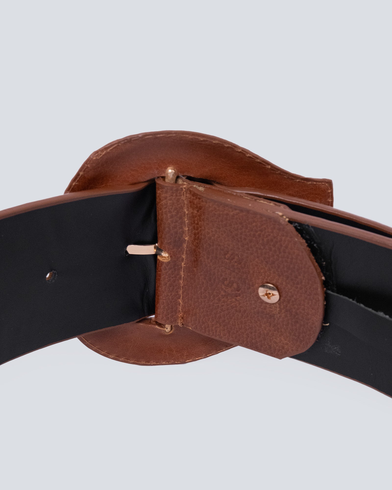 Cinturón en cuero para mujer Lazio miel