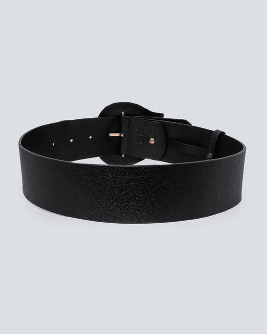 Cinturón en cuero para mujer Lazio negro