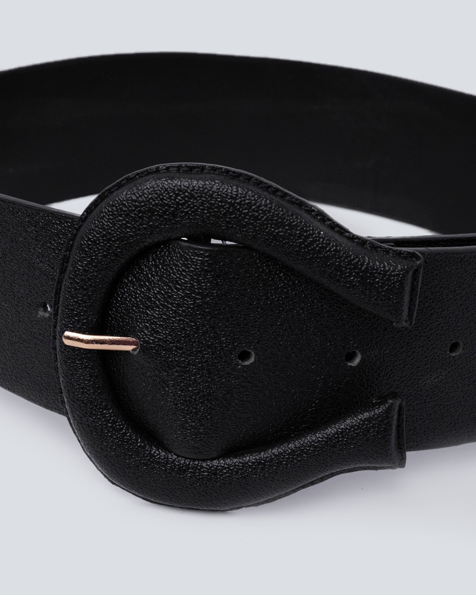 Cinturón en cuero para mujer Lazio negro