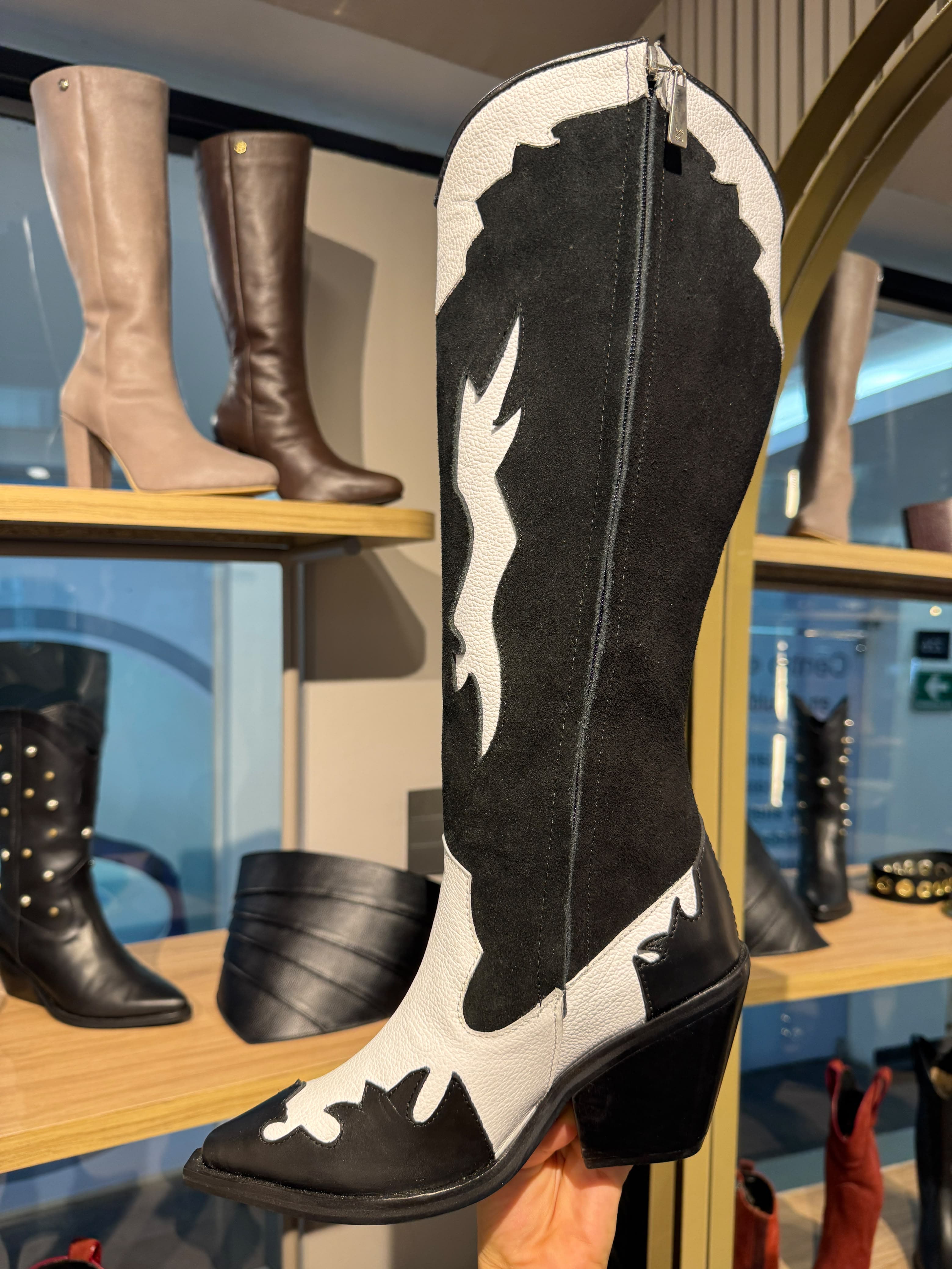Bota texana de cuero Cohachella
