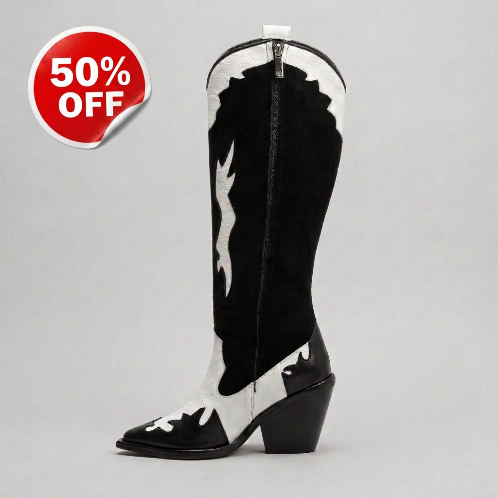 Bota texana de cuero Cohachella